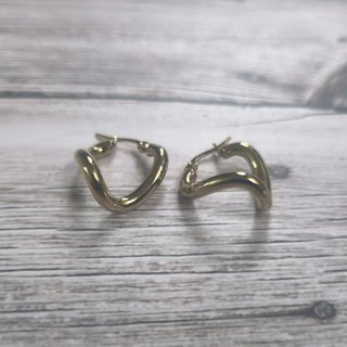 Pendientes  Dorado Diseño Elegante