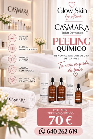 Peeling Químico Casmara Tratamiento cabina