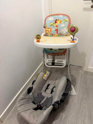 Silla de coche bebé gris