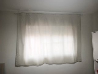 Cortina beige 2 unidades