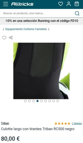 Culotte Invierno Triban RC500