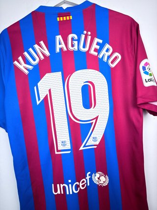 Camiseta FC Barcelona Kun Agüero 19