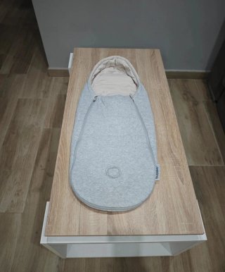 Saco para Capazo/ Cuco Bugaboo Gris/ Crema