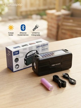 Altavoz Bluetooth Solar TGK TG-2309