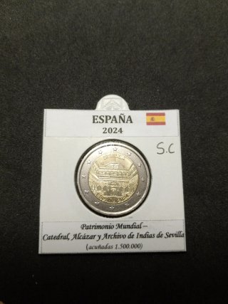 Moneda 2€ Conmemorativa Sevilla 2024