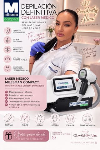 Depilacion definitiva laser diodo Milesman