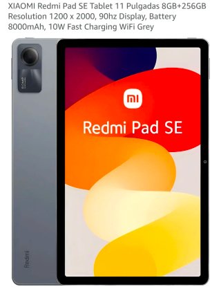 Xiaomi Redmi Pad SE 11 8GB+256GB Gris