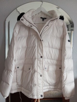 Chaqueta de plumas Ralph Lauren blanca
