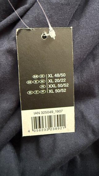 Camiseta Azul Marino Esmara Talla XL