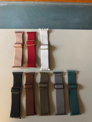 Set de 9 Correas de Tela para Apple Watch
