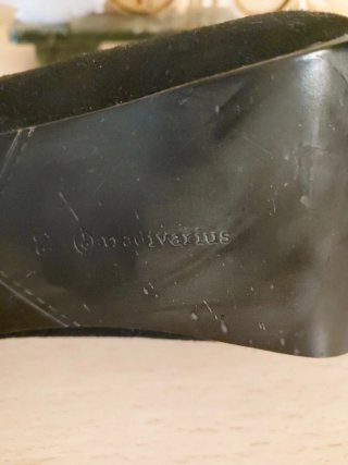 Botines de tacón negros mujer