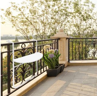 Mesa Colgante de Balcón Relaxdays 60x40