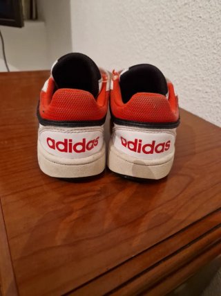 Zapatillas Adidas Blancas Velcro Niños talla31