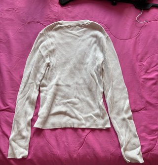 Jersey Blanco Stradivarius Talla M