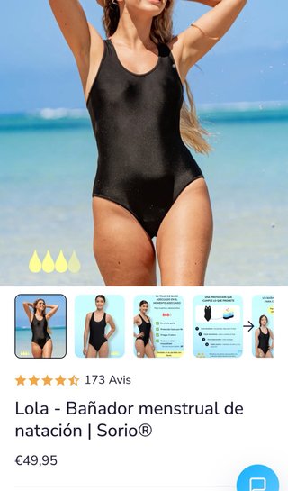 Bañador Menstrual Sorio Modelo Lola XXS