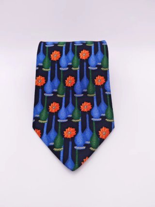 Corbata Givenchy Seda Vintage Floral