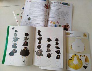 4 libros actividades niños. Aprendizaje divertido