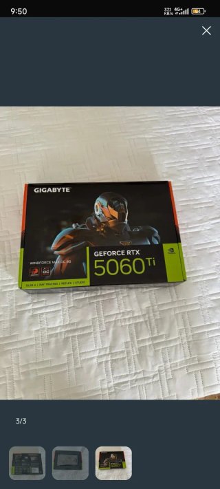Gigabyte RTX 5060 Ti 8GB Tarjeta Gráfica