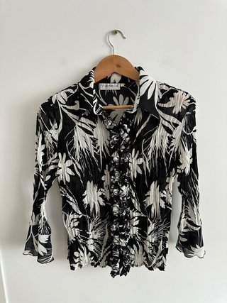 Blusa Vintage Y2K Estampada Talla L