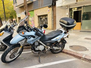 BMW F650GS Azul Plata