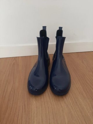 Botas de agua azul marino