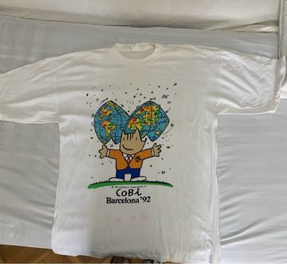 Camiseta COBI Barcelona'92 Vintage Talla XXL