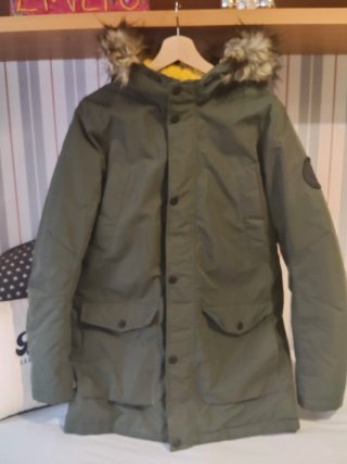 Parka Jack&Jones verde kaki Talla 16