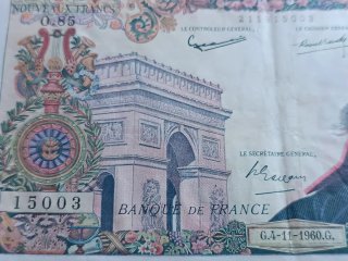 Francia. Billete 100 NF Francos. 1960. Napoleón