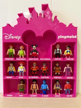 Estantería Playmobil Disney con 18 Figuras