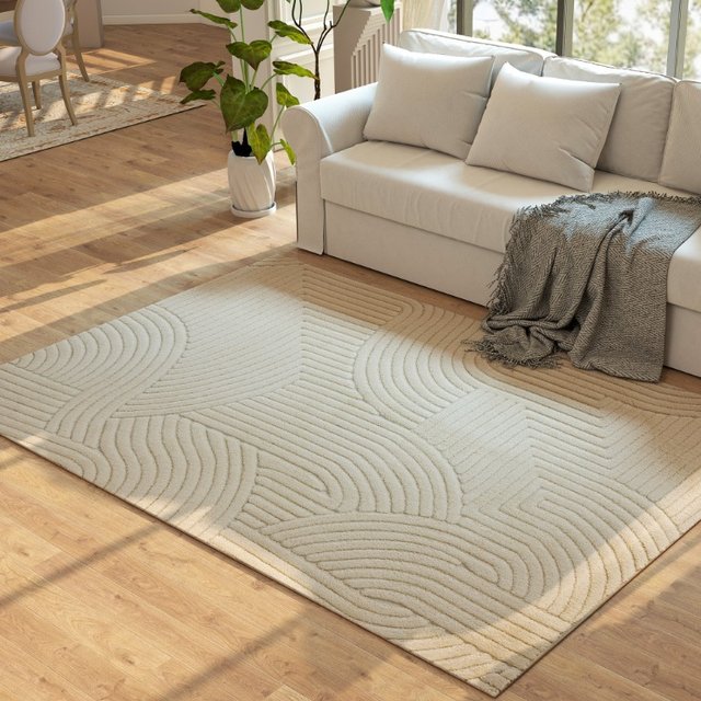 Alfombra de salón de poliéster y algodón 230x160cm