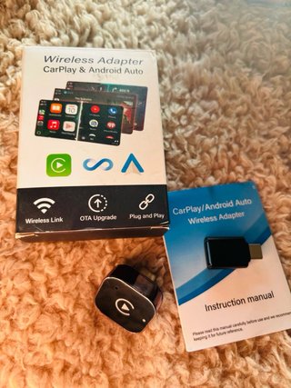 Adaptador Inalámbrico CarPlay y Android Auto