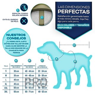 Chaqueta de invierno para perros talla L - Tresko