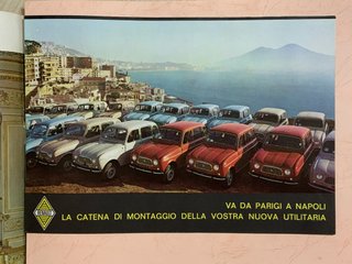 Pubblicità Vintage Renault Anni '60
