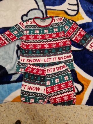 Pijama Navidad Let It Snow Talla 134/140 9/10 años
