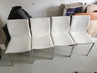 Mesa de Comedor Plegable y 4 Sillas