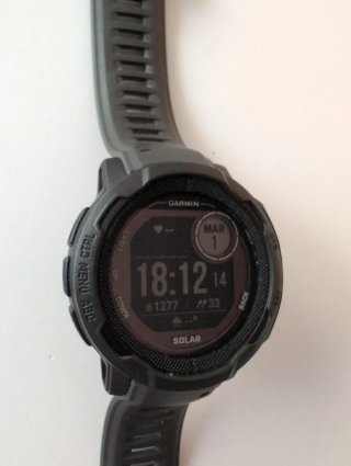 Garmin Instinct 2 Solar usato poco GPS smartwatch
