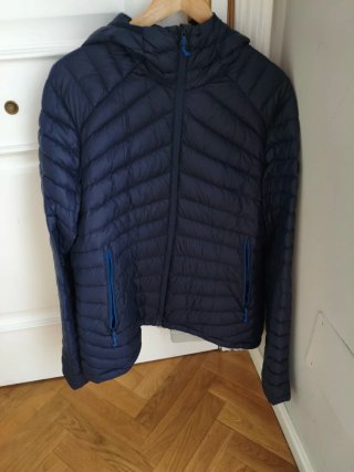Chaqueta Plumas Fino Azul