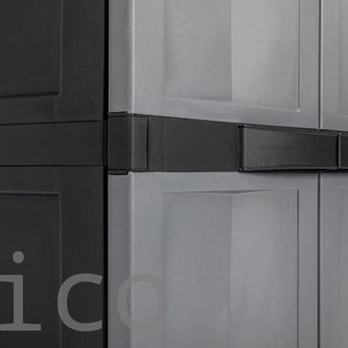 Armario Resina Escobero 165x65x37 cm