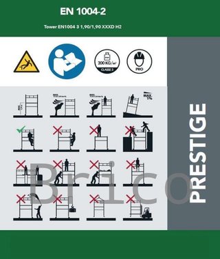 Andamio Modular Profesional PRESTIGE 1,00 Metros Pack A