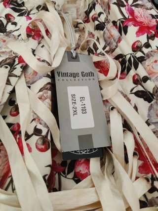 Vestido Corsé Floral con Encaje