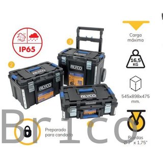 Conjunto Modular 3 Cajas Herramientas Alyco 129620