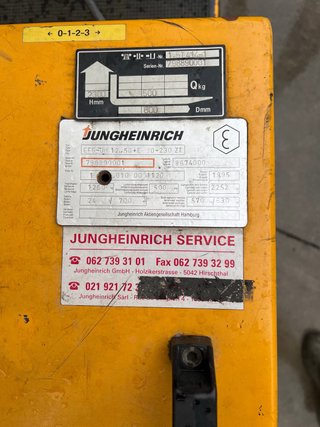Apilador  Jungheinrich especial electrodomesticos