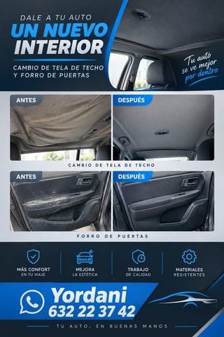 Tapizados de techos y puertas de coches