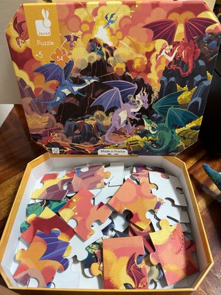 Puzzle Janod Dragones 54 piezas