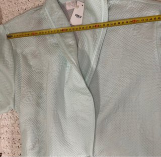 Bata Verde Agua Señora Tallas Altas