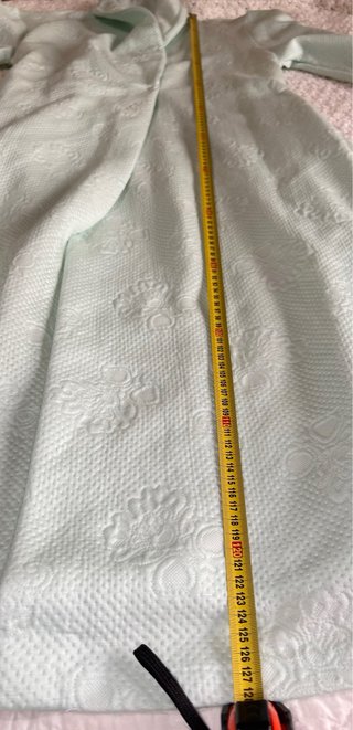 Bata Verde Agua Señora Tallas Altas