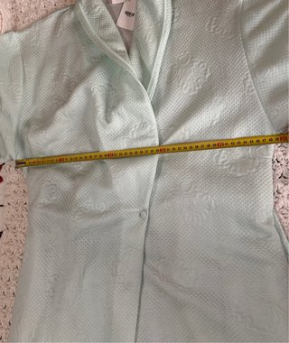 Bata Verde Agua Señora Tallas Altas