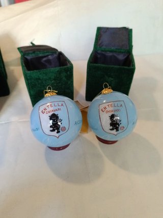 Palline Natale Vetro Virtus Entella Calcio