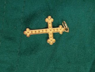 Dije Cruz Oro 18K
