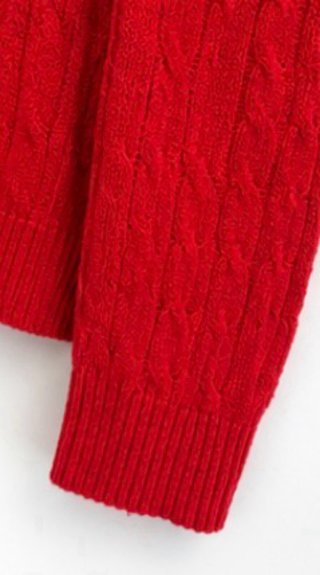 Jersey Rojo Trenzado GARAGE Talla M